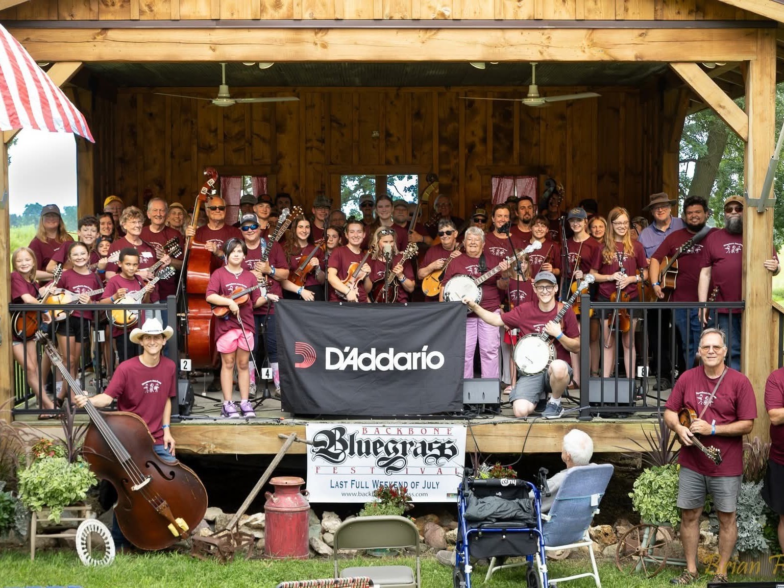 image of strawberry jam camp class of 2025 on stage